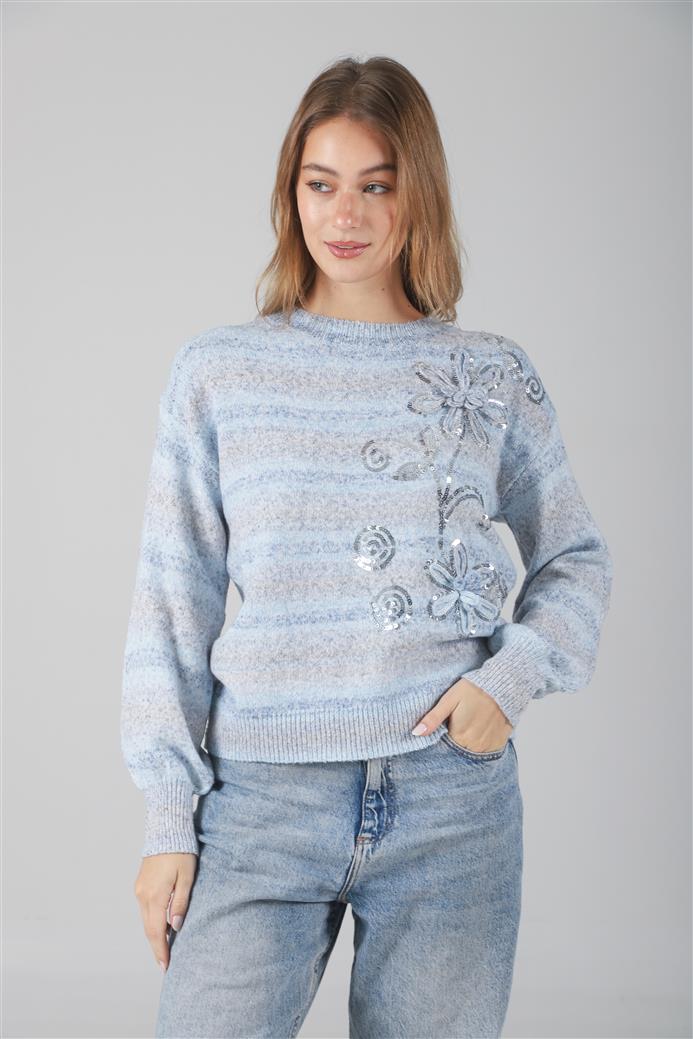 Sweater Viena Bordado con Lentejuelas
